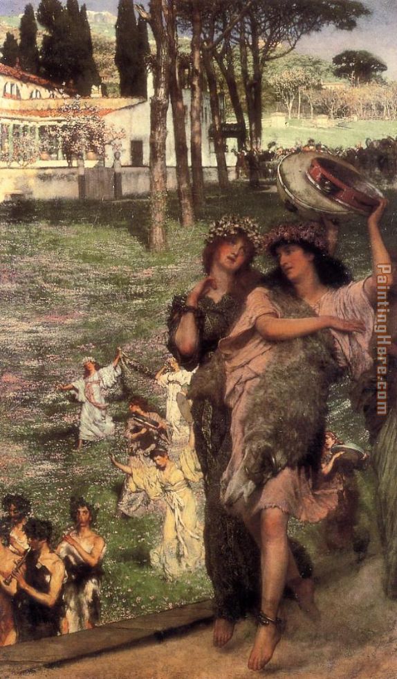 On the Road to the Temple of Ceres painting - Sir Lawrence Alma-Tadema On the Road to the Temple of Ceres art painting